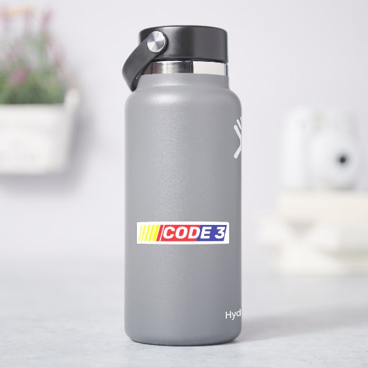 CODE 3 Response EMS 911 Spaß Aufkleber (HydroFlask)