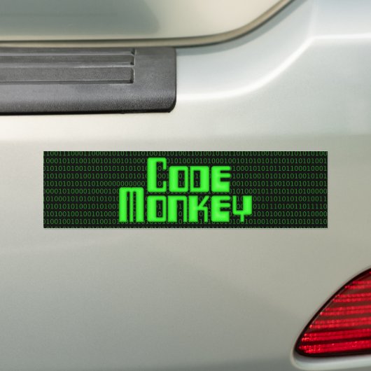 Code-Affen-Autoaufkleber Autoaufkleber (Auf Auto)