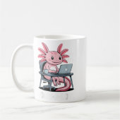 Code-alotl Funny Axolotl T-Shirt für Programmierer Kaffeetasse (Links)