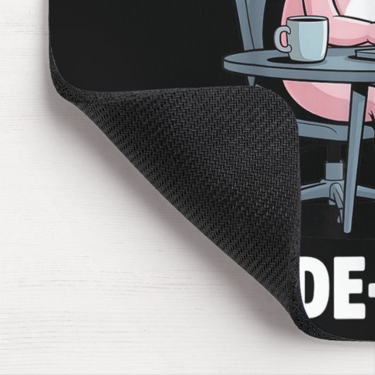 Code-alotl Funny Axolotl T-Shirt für Programmierer Mousepad (Ecke)