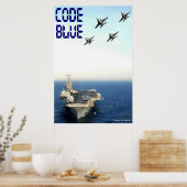 Code Blau: CVN 70 Poster (Küche)