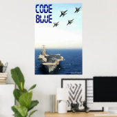 Code Blau: CVN 70 Poster (Heimbüro)