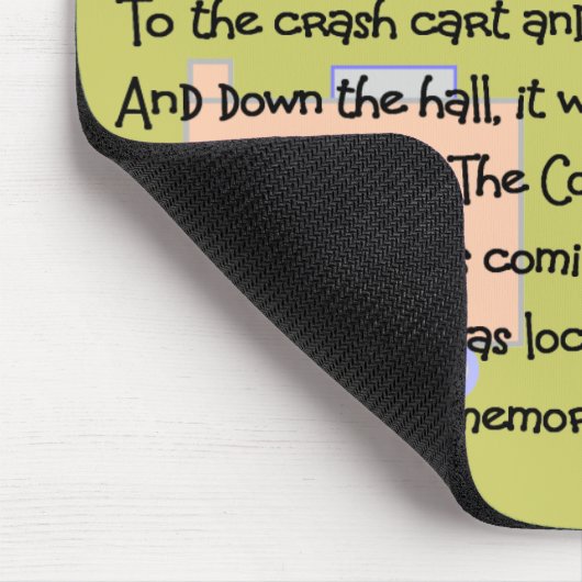 "Code-Blau kommt! Mousepad (Ecke)