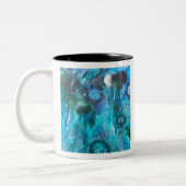 Code Blau Zweifarbige Tasse (Links)