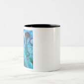 Code Blau Zweifarbige Tasse (Mittel)