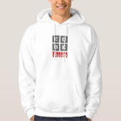 CODE Blooded Coded Computer Programmer Funny Hoodie (Vorderseite)