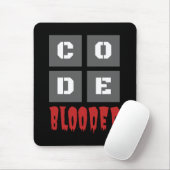 CODE Blooded Coded Computer Programmer Funny Mousepad (Mit Mouse)