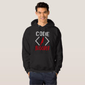 Code-Blooded Funny Computer Programmer Hoodie (Vorne ganz)