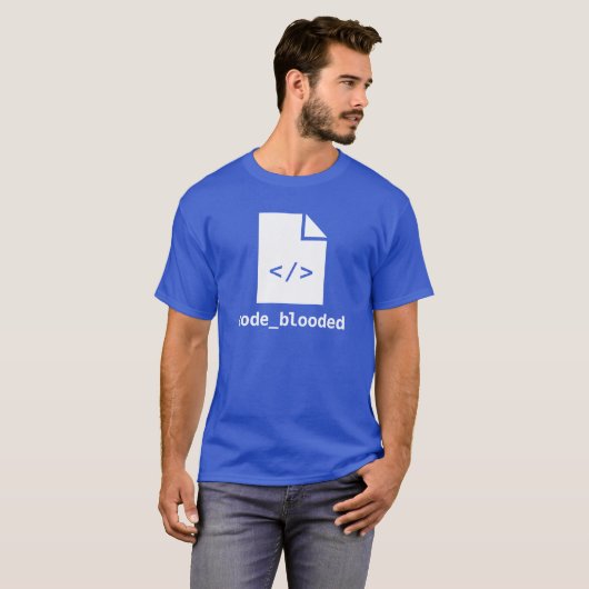 Code-blooded T-Shirt (Vorne ganz)