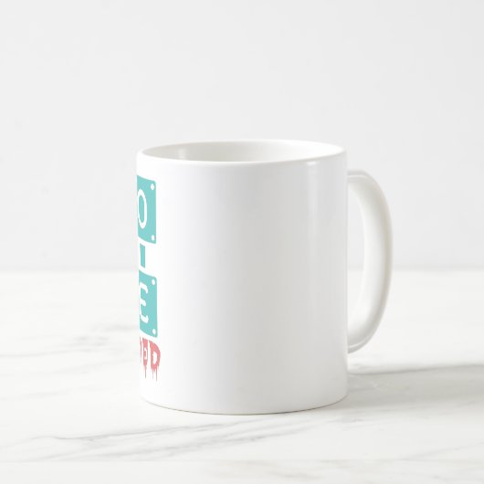 CODE BLOOOD - PROGRAMMER KAFFEETASSE (VorderseiteRechts)