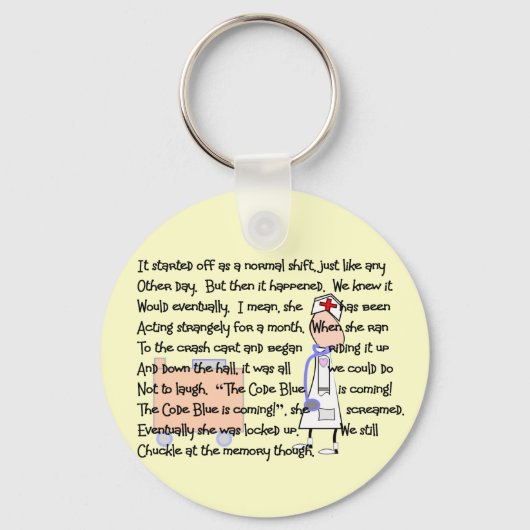 "Code Blue kommt!"—Geschenke aus der Geschichte de Schlüsselanhänger (Vorderseite)