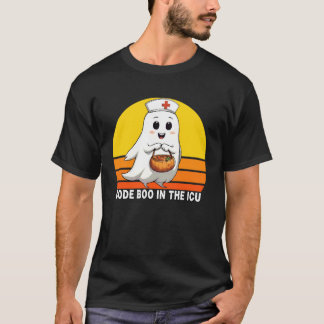 Code Boo auf der Intensivstation Krankenschwester  T-Shirt