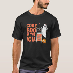 Code Boo auf der Intensivstation Lustige Krankensc T-Shirt