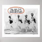 Code Brown für Krankenschwestern Poster (Vorne)