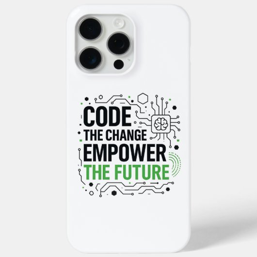 "Code Change Empower Future Case | Tech Revolution (Rückseite)