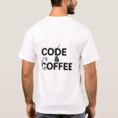 Code & Coffee Dev T-Shirt - Clean Developer T - Sh (Rückseite)