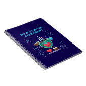Code & Coffee Herzschlag | Lustiger Geek-Programmi Notizblock (Rechte Seite)