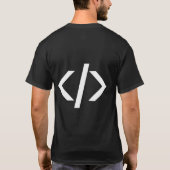 Code Coffee Repeat Programmierer Entwickler T-Shir T-Shirt (Rückseite)