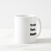 Code Coffee Repeat Tasse – Lustiger Softwareentwic (VorderseiteRechts)