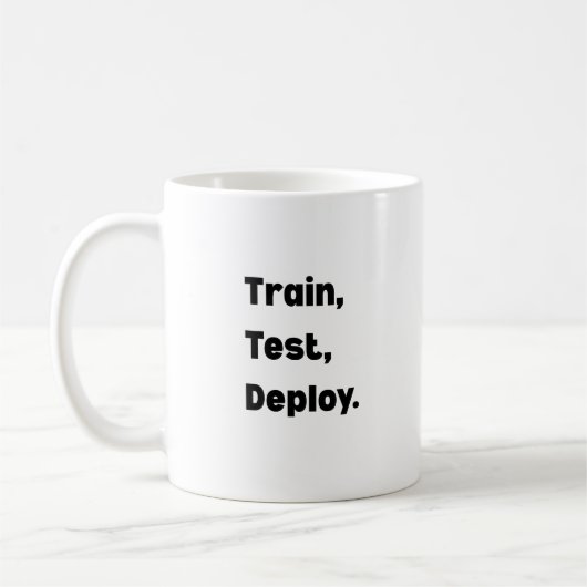 Code Coffee Repeat Tasse – Lustiger Softwareentwic (Links)