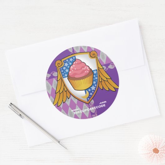 CODE CUPCAKE - Aufkleber (Umschlag)