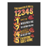 Code der Feuerwehrleute: Regeln des Mutes Fotodruck (Vorne)