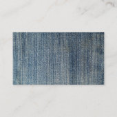 Code der Sänger-Blue Jeans-QR Visitenkarte (Rückseite)