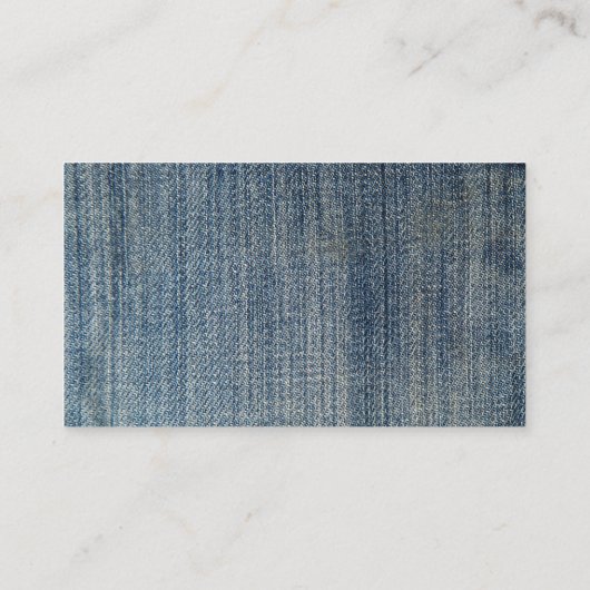 Code der Sänger-Blue Jeans-QR Visitenkarte (Rückseite)