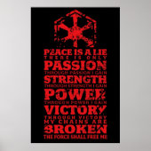 Code der Stätte Poster (Vorne)