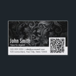 Code der Verzierungs-QR trägt Visitenkarte<br><div class="desc">Code der Verzierungs-QR trägt Agent-Geschäfts-Karte zur Schau.</div>