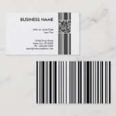 Code des Barcodes QR Visitenkarte (Vorne/Hinten)