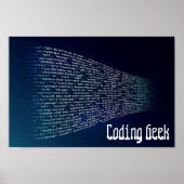 Code des Geek-Computers Poster (Vorne)