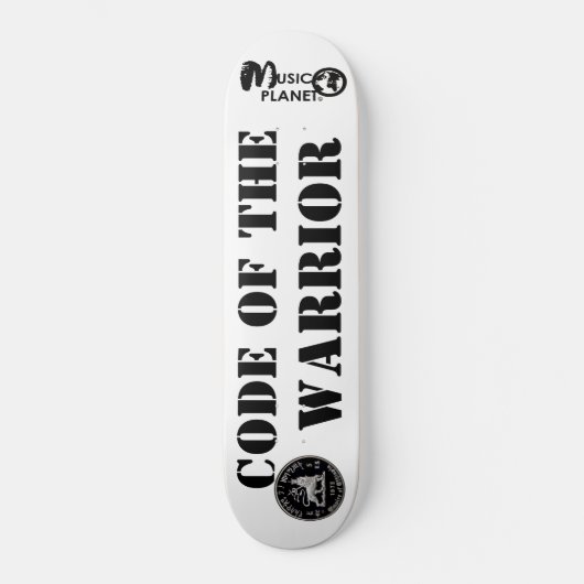 CODE DES WARRIOR-Skateboards Skateboard (Vorderseite)