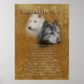 Code des Wolf-Wolf-Geistes Poster (Vorne)