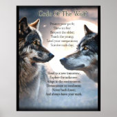 Code des Wolfs Poster (Vorne)
