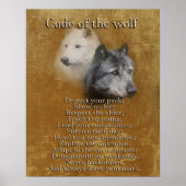 Code des Wolfs Poster (Vorne)