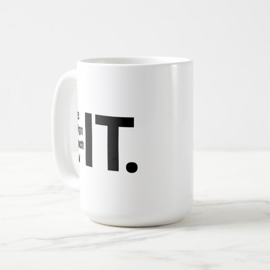 Code, Design, Start, Wachstum - Inspirationstechni Kaffeetasse (Vorderseite Links)