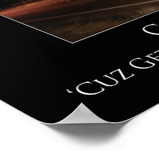 Code Drei Motivierend Poster (Ecke)