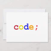 CODE EINLADUNG (Vorderseite)