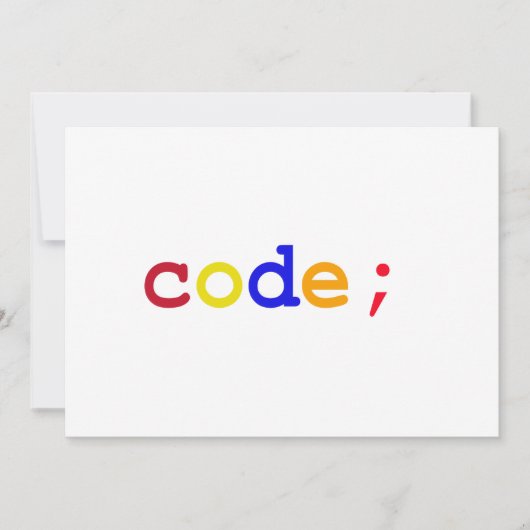 CODE EINLADUNG (Vorderseite)