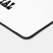 Code-Erkennung ist unverzichtbarer Moralcode Schreibtischunterlage (Ecke)