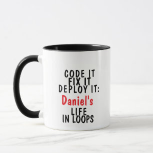 Code es, Fix es, Bereitstellung: [Name]'s Life in  Tasse