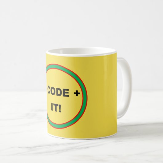 CODE ES! MUG KAFFEETASSE (VorderseiteRechts)