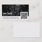 Code-Fahrer-Visitenkarte der Blumenverzierungs-QR Visitenkarte (Vorne/Hinten)