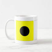 Code-Flagge Ian Kaffeetasse (Links)