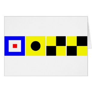 Code-Flagge wird es tun