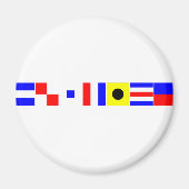 Code-Flaggengerichtsbarkeit Magnet (Vorne)