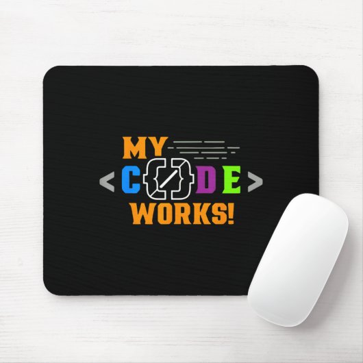 Code funktioniert lustig Programmierer codiert Sof Mousepad (Mit Mouse)