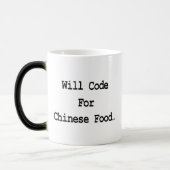 Code für chinesische Lebensmittel Verwandlungstasse (Links)