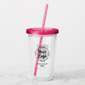 Code für das benutzerdefinierte Logo qr Acryltrinkbecher (Rückseite)